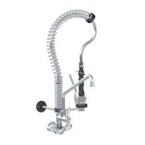 Dus prespalare mini cu baterie cu doi robineti