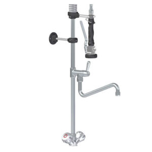 Dus prespalare cu pipa scurgere si baterie cu doi robineti